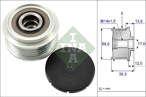 WILMINK GROUP Механизм свободного хода генератора WG1253758